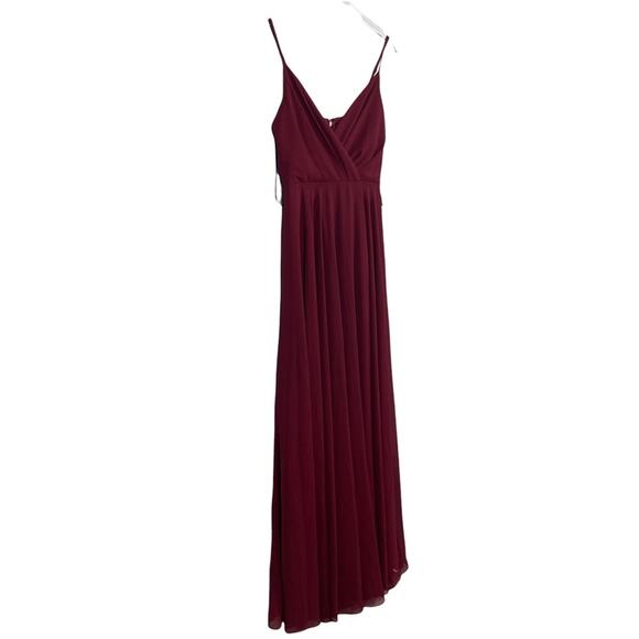 Lulus All About Love Wine Red Maxi Dress Size Medium NEW - Picture 5 of 12